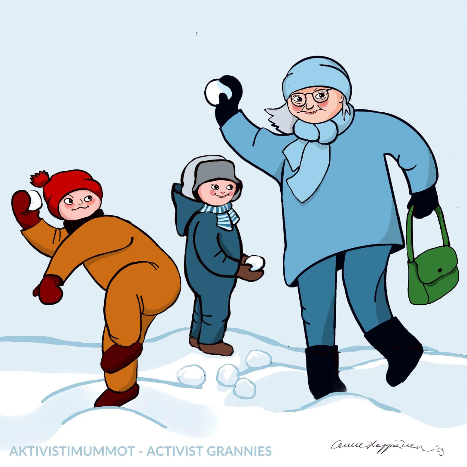 The activist grannies have become a popular organisation, with over 7,000 community members participating online and off.
Image Credit: Anne Leppänen