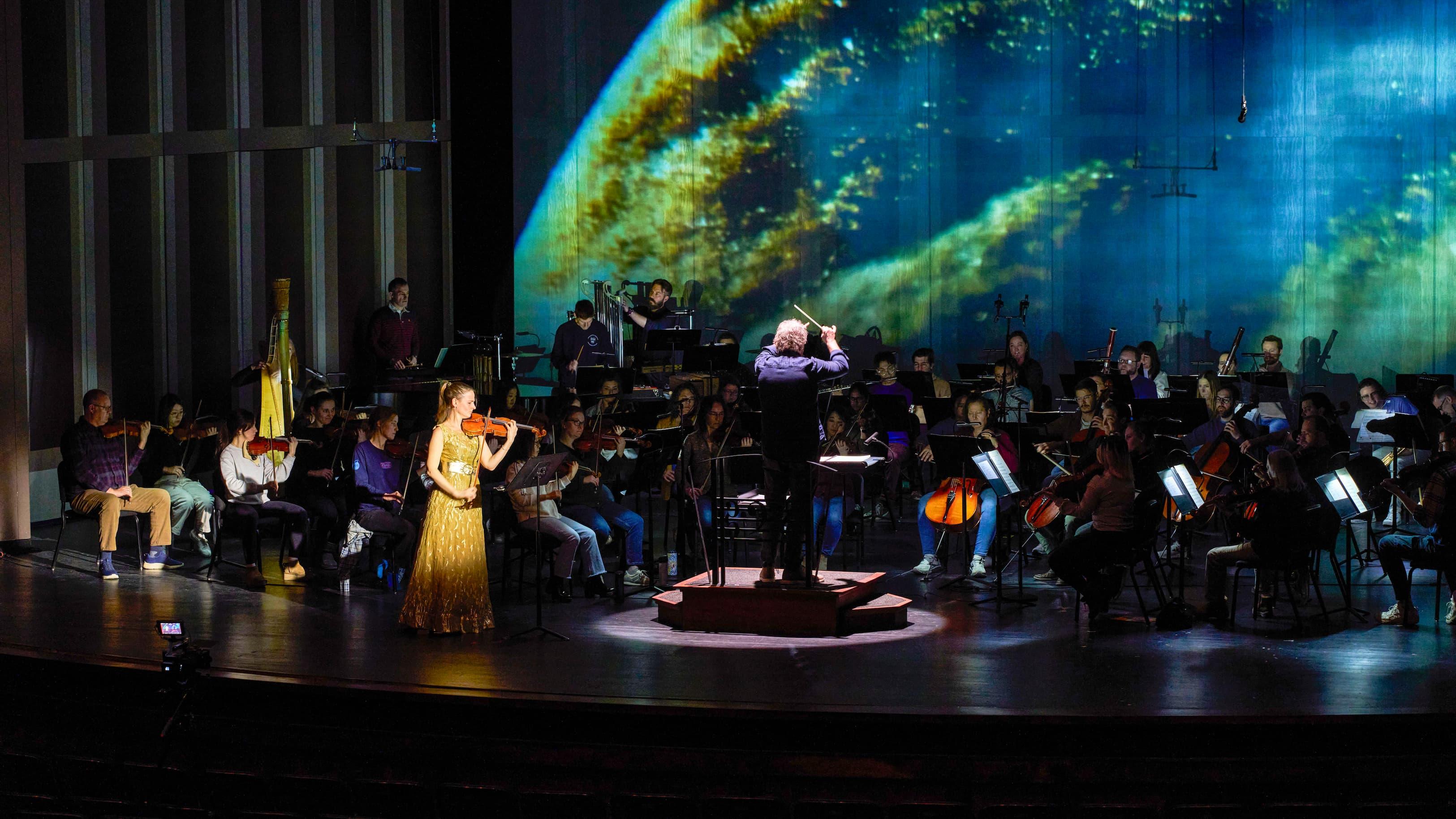 The ClimateMusic Project has grown into a global phenomenon, staging over 80 events, reaching audiences in at least 30 countries and partnering with institutions such as the World Bank, European Union, World Economic Forum, and National Academy of Sciences.
 
Photo: The ClimateMusic Project