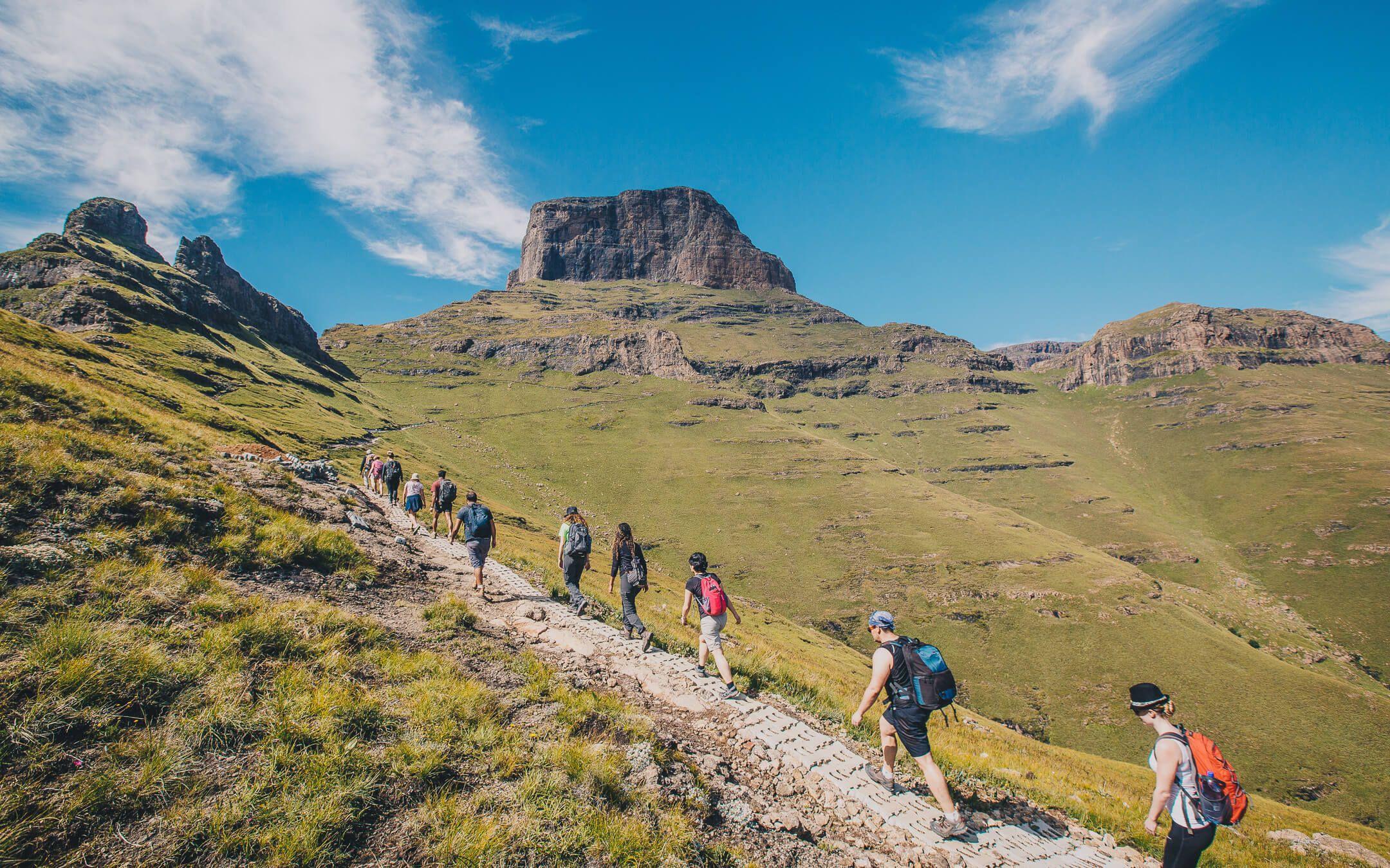 In order to encourage more eco-friendly travel in the future, Intrepid often promotes active tours, such as trekking and cycling, as a way to limit transportation.

Photo: Intrepid Travel