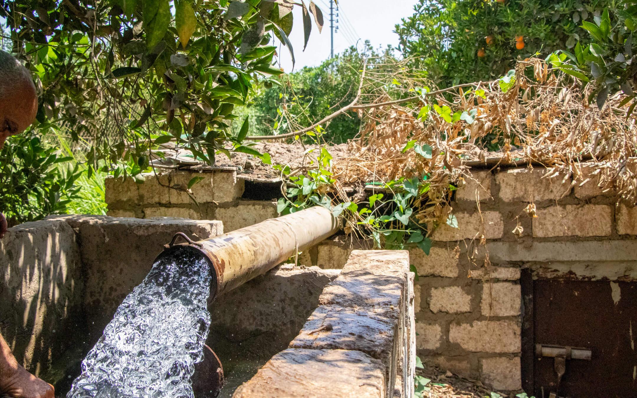 ندرة المياة أصبحت تفرض علينا استخدام وسائل حديثة للري 
تصوير: كرولس مجدي