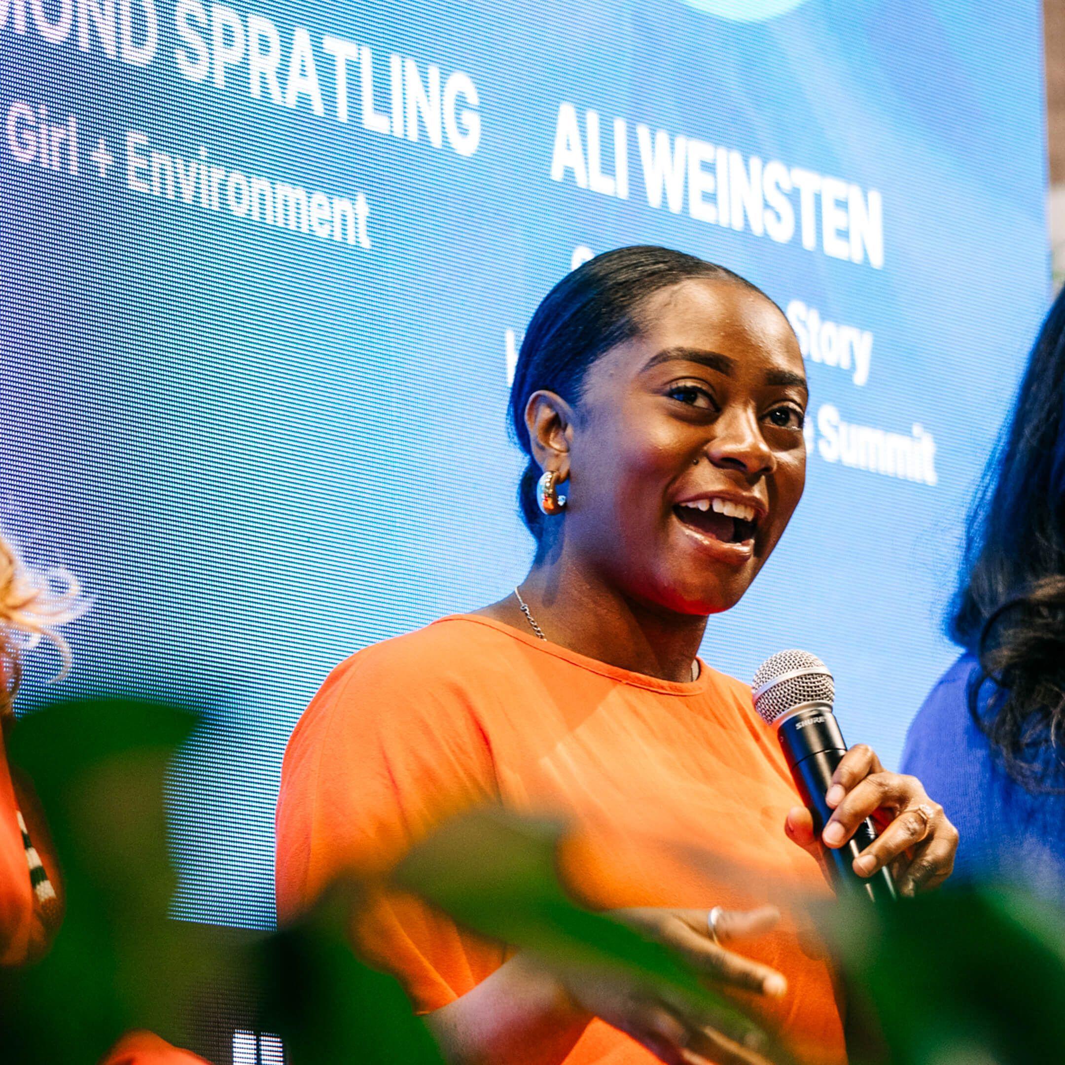 The Protecting Our Energy Project is in its third year of success, hosting Black and Brown womxn as cohorts, providing them with stipends for their energy bills, and offering training in community engagement.
Photo: Girl + Environment