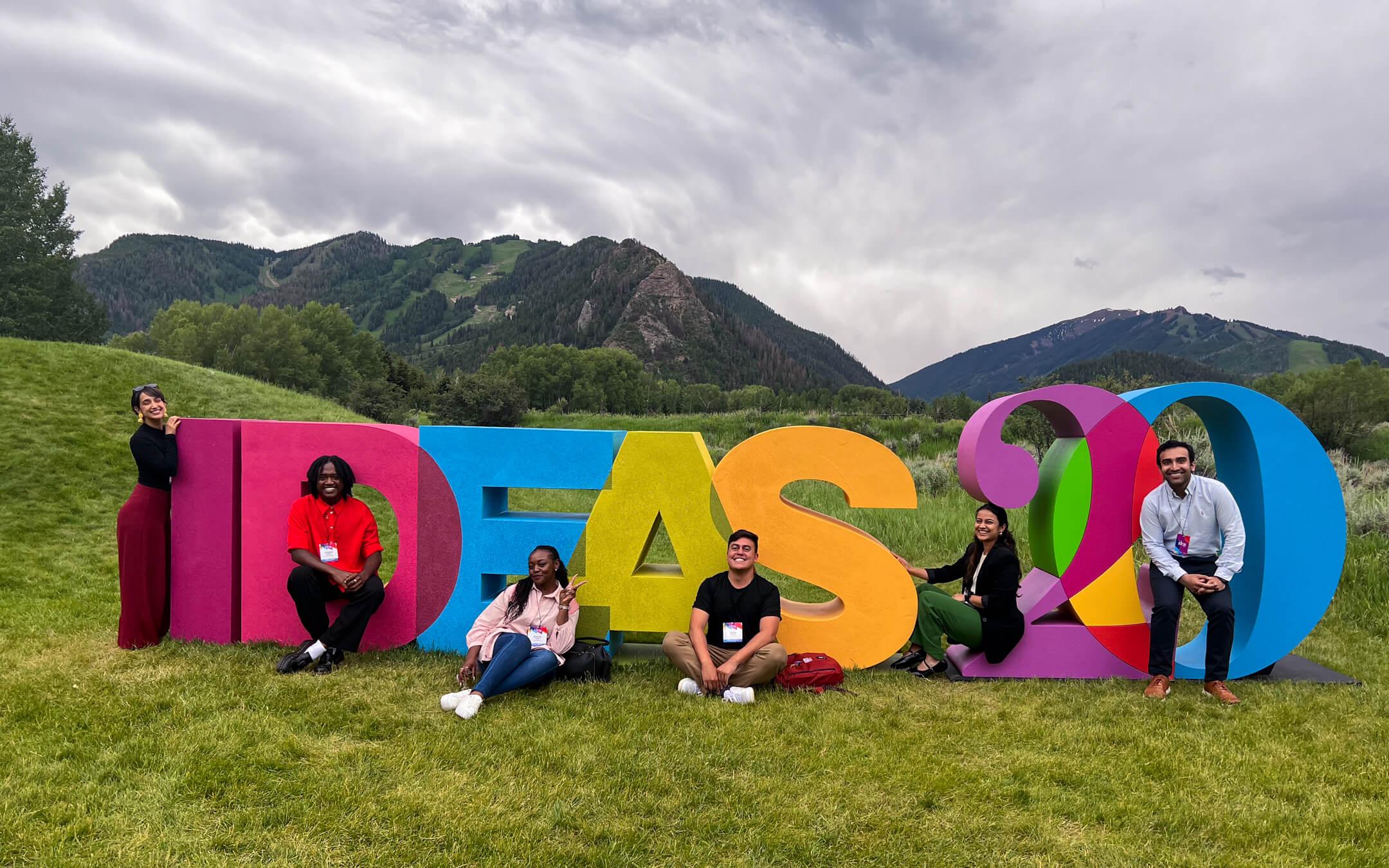 Natalie and a few 2024 Aspen Ideas Fellows at the Aspen Institute in Colorado.
Photo: The Aspen Institute