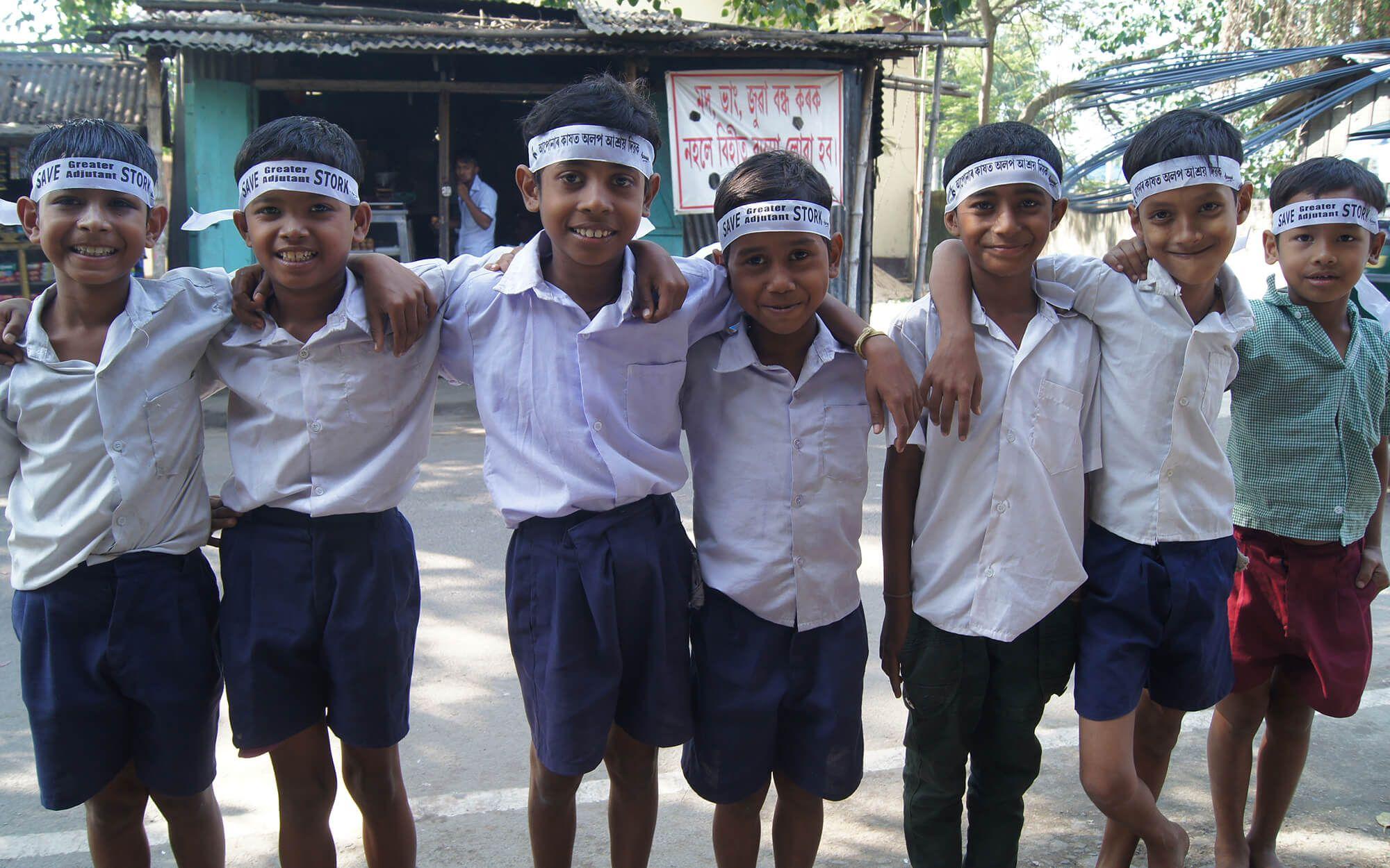 Community outreach is a key facet of the Hargila Army’s work.
Photo: The Hargila Army