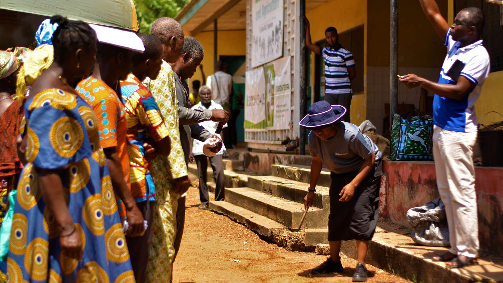 Sabon Sake sets up demonstration farms to involve farmers and increase their sense of belonging and ownership of the project
Photo: Sabon Sake