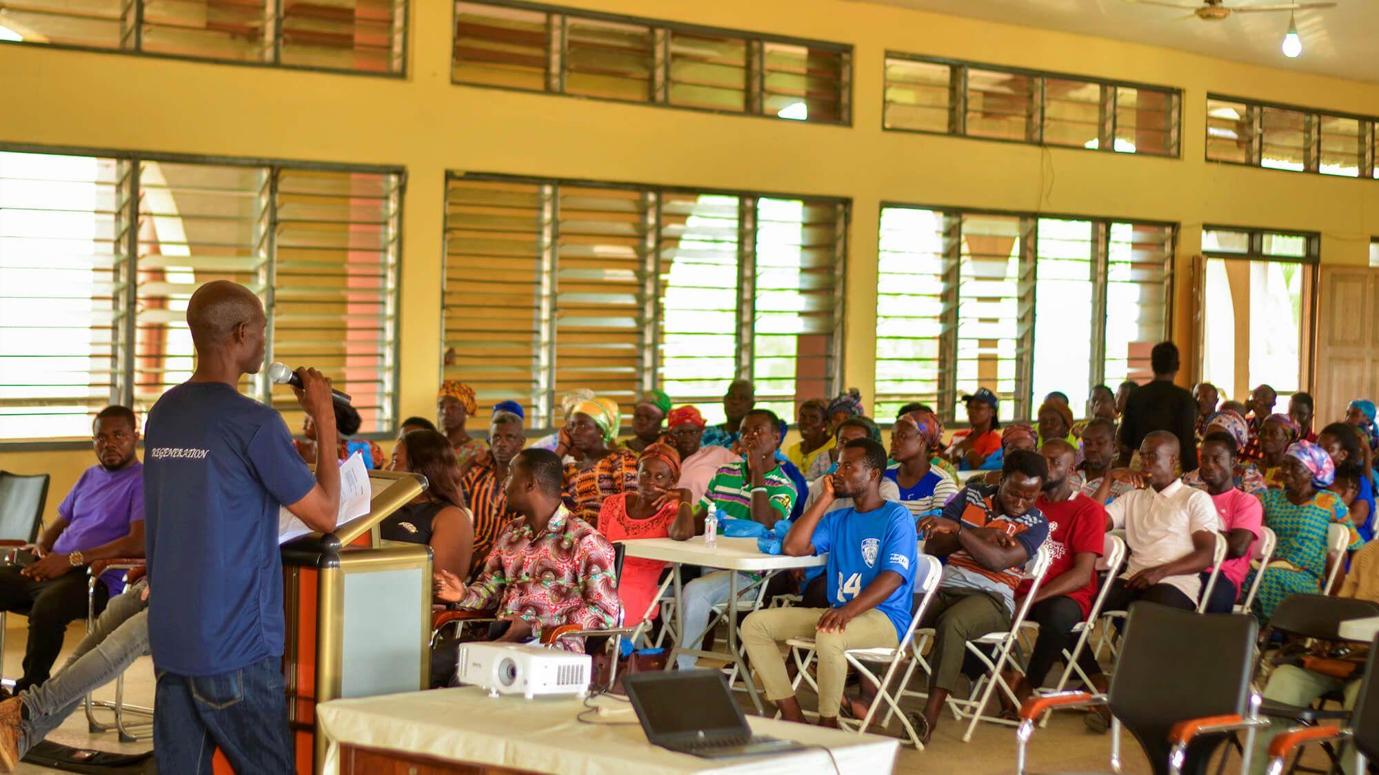 Ghana’s soil ecosystems were dying, with high acidity, nutrient loss, salinity and even heavy metal toxicity due to illegal small-scale mining operations on farmland.
Photo: Sabon Sake