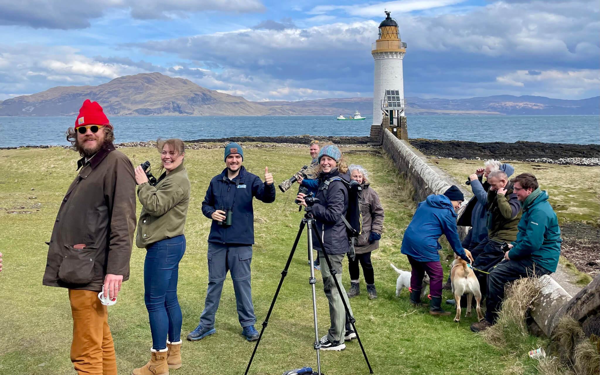 Due to the local interest in citizen science, HWDT launched Whale Track in 2017, a community sightings network which uses a free app and website where people can register and log whale sightings in real time.
Photo: Hebridean Whale and Dolphin Trust